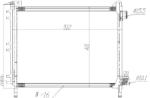 MTR Condensator, climatizare MTR 13054778 (13054778)