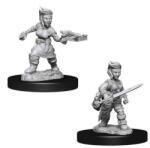 WizKids Pathfinder Battles Deep Cuts Unpainted Miniatures: Female Halfling Rogue (634482736951) Figurina