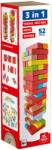 DEICO Joc 3 in 1 Turnul Instabil, Memo si Domino (5947513015167) Joc de societate