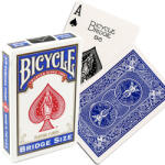 Bicycle - Rider Back Bridge Size Poker Cards Rosu/Albastru (073854000861)