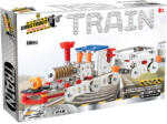 Construct It Kit STEM Locomotiva cu aburi și doua vagoane, nivel intermediar (BO-9350375001128)
