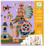 DJECO Joc creativ de colorat Animale razboinice, Djeco (BO-DJ09697)