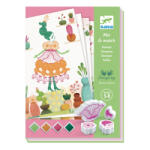 DJECO Joc creativ cu stampile Fete flori, Djeco (BO-DJ08741)