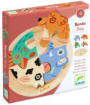 DJECO Puzzle din lemn Rondo Dog, Djeco (BO-DJ01105)