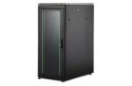 ASSMANN Dulap de rețea vertical Unique 19" 26U rack 600x1000, uși frontale din sticlă, negru, 800kg 1342x600x1000 mm, culoare neagră (RAL 9005) (DN-19 26U-6/10-B-1)
