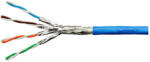 Schrack Cablu S/FTP Cat. 7, 4x2xAWG23/1, 1.000Mhz, LS0H, albastru, pret 100m, se livreaza Role 500m - Schrack HSKP423PP5 (HSKP423PP5)