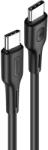 USAMS Telefonkábel U43 TYPE-C 100W / QC3.0, USAMS, 120cm, fekete (SJ459USB01)