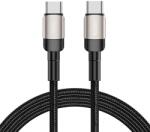 Tech-Protect Kábel töltéshez és adatátvitelhez TECH-PROTECT UltraBoost EVO, 2x USB Type-C, PD 100W, 5A, 2m, szürke