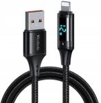 Mcdodo Adat-és töltőkábel, Mcdodo, gyorstöltés Lightning USB 36W, Apple CarPlay / Android auto / iPhone 5 / 6 / 7 / 8 / X / XS / XR / SE / 11 / 12 / 13 / 14 / Plus / Pro / Max, 1M, Fekete (KF2358970)