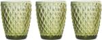 Tognana DIAMOND VERDE pohárkészlet, 3 darab, zöld, 260 ml (N3585B26282)