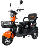 Ruris Triciclu electric RURIS Pilot 3010G Gri, 1600W, autonomie pana la 50 km, 2 locuri, CIV inclus (30100TEG25a)