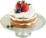  Hermia Cake Serving Plate Transparent Goblen - Transparent