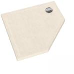 Schedline Sharper Cashmere Stone cădiță de duș pentagonală 80x80 cm bej 3S. S1PK-8080/PK/ST (3SS1PK8080PKST)