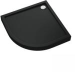 Schedline Cameron Black Mat cădiță de duș semirotundă 80x80 cm negru 3ST. C1O-8080/C/MG (3STC1O8080CMG)
