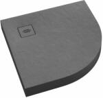 Schedline NonLimits Grey Stone cădiță de duș semirotundă 90x90 cm gri 3ST. N1O-9090/S/ST-M1/S/ST (3STN1O9090SSTM1SST)