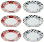 Hermia Dessert Plate Set (6 Pieces) Multicolor DNR0057