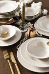 Hermia Dinner Set (18 Pieces) Cream VRN18Y4740