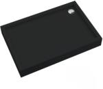 Schedline Cameron Black Mat cădiță de duș dreptunghiulară 100x80 cm negru 3ST. C1P-80100/C/MG (3STC1P80100CMG)