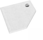 Schedline Sharper White Stone cădiță de duș pentagonală 90x90 cm alb 3S. S1PK-9090/B/ST (3SS1PK9090BST)