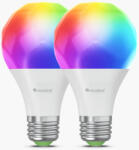 Nanoleaf Bec Nanoleaf Essentials Smart A60 E27 Matter WiFi 9W 900Lm RGBCW 2700-6500K, 2buc Pachet (N7501B02-2A60E)