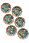  Hermia Dessert Plate Set (6 Pieces) Multicolor Nectarine 6