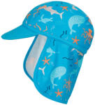 Playshoes Șapcă de înot pentru băieți cu model cu filtru UV turcoaz/turcoaz (13F741)