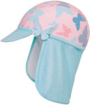 Playshoes Șapcă de baie pentru fete cu model de fluture filtrat UV roz/rosu deschis (137761)