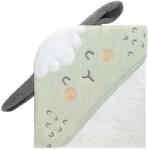 KIKKA BOO Prosop de baie bebe, cu gluga, Sleepy Sheep 90x90 cm (14B69B)