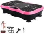 Arvada Aparat vibromasaj Arvada® BodyCare Music edtion 570 Black, 220 V, 3 zone masaj, 2 benzi elastice, Telecomanda inclusa, Sarcina maxima 150 kg, 57.5*42*16CM, roz (sid1001) Aparat de masaj