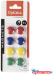 OPTIMA Táblamágnes OPTIMA 20mm 8 darabos vegyes színű