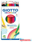 GIOTTO Színes ceruza GIOTTO Colors 3.0 hatszögletű 12 darabos készlet