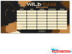 Ars Una Órarend ARS UNA egylapos kétoldalas Wild On The Dark