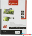 OPTIMA Lamináló fólia OPTIMA A/4 100 mikron fényes 100/csom