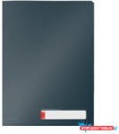 Leitz Genotherm "L" LEITZ Cosy Privacy A/4 200 mikron 3 zsebes bársonyszürke 3 darabos