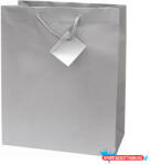 Creative Dísztasak CREATIVE Special Simple L 26x32x12 cm egyszínű ezüst zsinórfüles