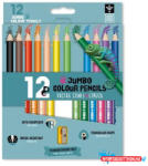 Ars Una Színes ceruza ARS UNA háromszögletű vastag + hegyező 12 darabos - nyomtassotthon