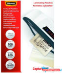 Fellowes Lamináló fólia FELLOWES 83x113 mm 125 mikron fényes 100/csom