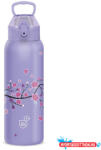 Ars Una Kulacs duplafalú ARS UNA 3D fém BPA-mentes 700 ml Snow Flower-Purple