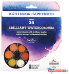 KOH-I-NOOR Vízfesték KOH-I-NOOR brilliant aquarell 22, 5 mm kerek 24 darabos