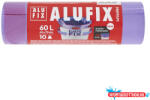 Alufix Szemeteszsák ALUFIX 60L Prémium Elastic FIX zárószalaggal Lila 10 darabos