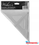 WEBER'S Vonalzó WEBER'S háromszög 45 fokos egyesével csomagolt