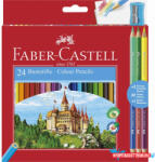 Faber-Castell Színes ceruza FABER-CASTELL hatszögletű 24 darabos+ 3 db kétvégű színes ceruza