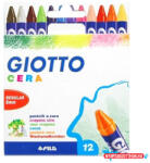 GIOTTO Zsírkréta GIOTTO Cera kerek hegyezett 8mm 12 színű