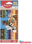 Maped Színes ceruza MAPED Color Peps Animals háromszögletű 12 darabos készlet