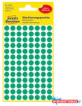 AVERY Etikett AVERY 3012 jelölőpont 8mm zöld 416 darabos
