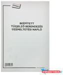  Nyomtatvány beépített tűzjelző berend. üzemelt. napló