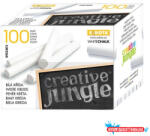 Creative Jungle Táblakréta CREATIVE JUNGLE fehér kerek 100 darabos