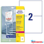 AVERY Etikett AVERY L8002-10 210x148mm antimikrobiális fehér 20 címke/doboz 10 ív/doboz