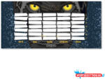 Ars Una Órarend ARS UNA egylapos kétoldalas Black Panther 5529