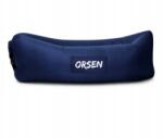 Orsen Strapabíró napozóágy szélfújó matrac Lazy Bag Strand Air Sofa sötétkék (Leżak na plażę kemping Sofa powietrzna)
